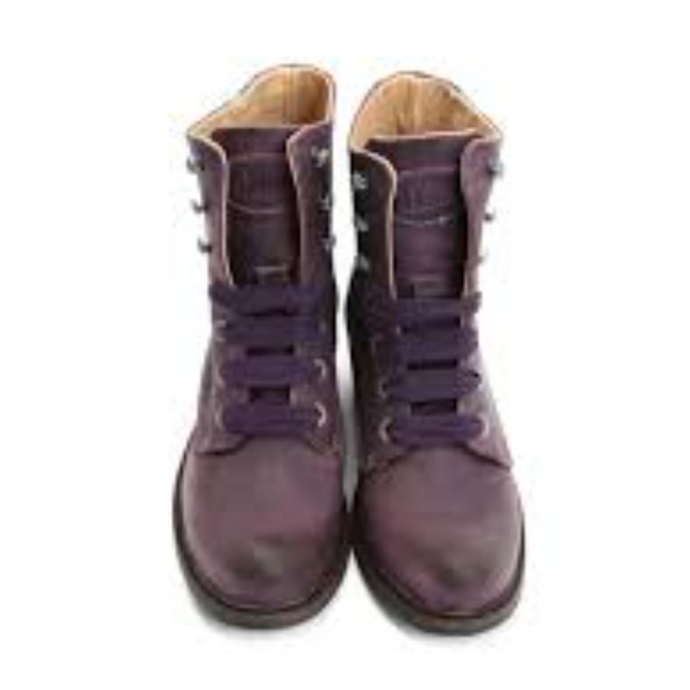 John Fluevog Nuni Boots- Purple